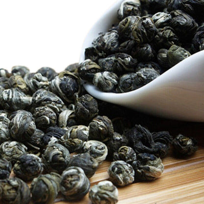 Top Jasmin Blume Grüner Tee Oragnic Jasmine Dragon Pearl Tea Healthy Drink 250g