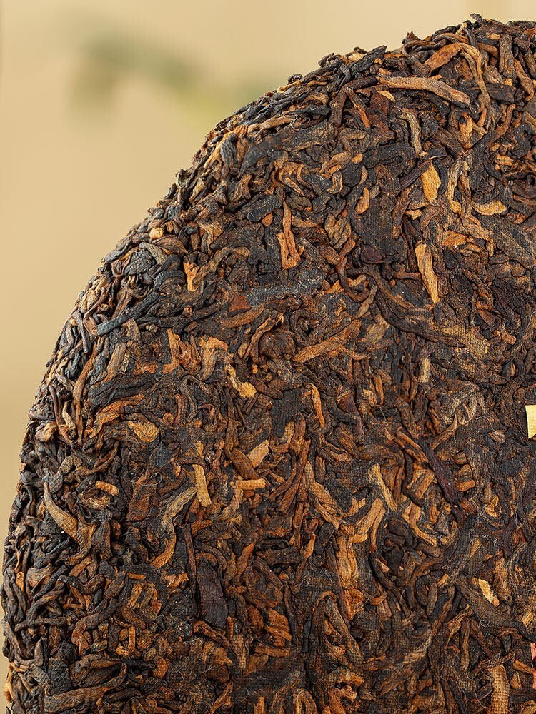 357g,2021 CHINATEA JIN HAO YU LIAN Pu er RIPE Cake tea,Lotus Palace puer tee erh