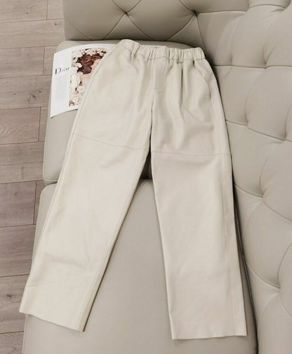Women Pants Real Leather Leather Trousers High Waist Harem Plus Size Streetwear