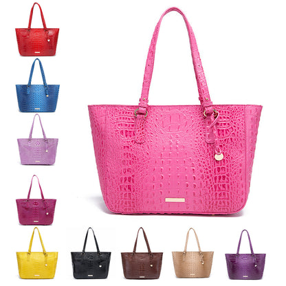 Women Patent Leather Crocodile Handbag Sling Satchel Tote Shoulder Bag Party Bag