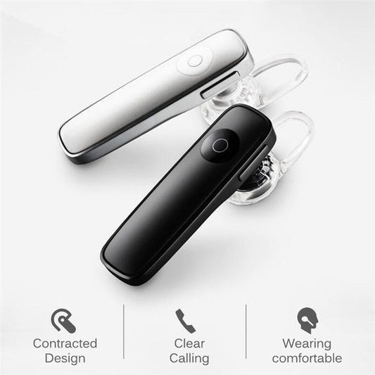 M165 Mini Bluetooth Headset Stereo Hands-free Ear-hook Wireless Microphone with