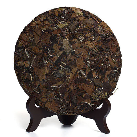 White Tea Cake 360g 2014 Premium Remote Mountain Aged Fuding Shou Mei White Tea-