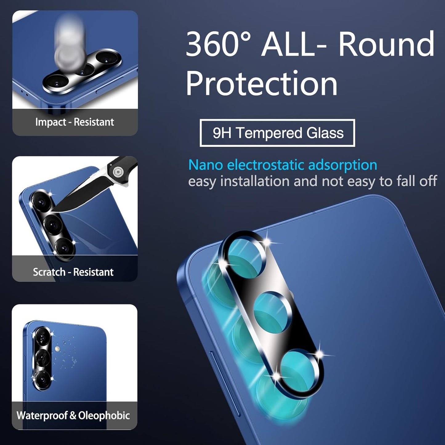 [Auto-Dust Removal] 3 Pack Privacy Screen Protector for Samsung Galaxy S25 [Phon