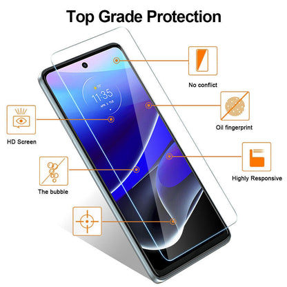 For Motorola Moto G Stylus 4G/5G 2022 Slim Tempered Glass Clear Screen Protector