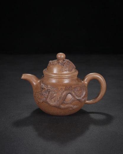 Chinese Yixing Zisha Clay Handmade Exquisite Teapo （龙行天下：时大彬）