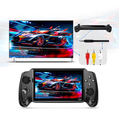 X20 7.1" Retro Handheld Game Console,IPS Screen Video Games, 3000+ Classic Games