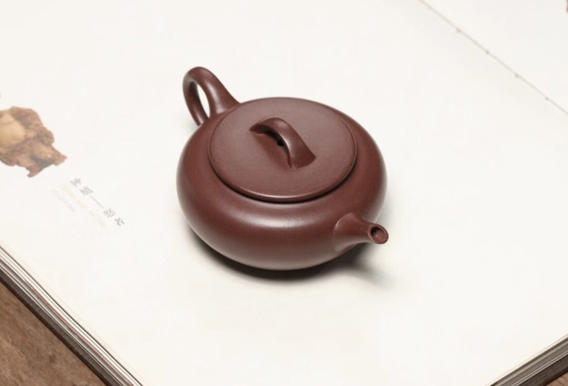 130cc chinese Yixing Handmade Zisha teapot Purple Clay HeYue Hu Gongfu Tea Pot