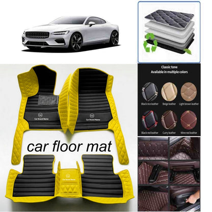 For Jaguar All Models 2000-2020 Car Floor Mats Luxury Custom Waterproof Carpets