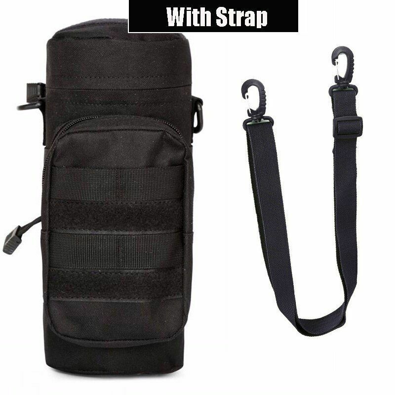 Outdoors Water Bottle Bag Tactical Climbing Camping Hiking Hunting Pouch 27*10cm