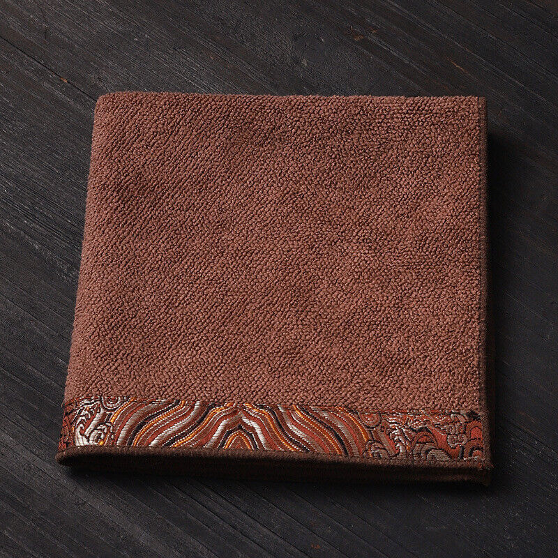 Chinese Tea Towel Square Cotton Linen Water Absorbent Tea Accessories On Sales