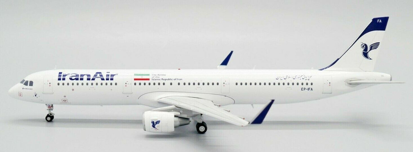 1:200 JC Wings Iran Air AIRBUS A321 Passenger Airplane Diecast Aircraft Model