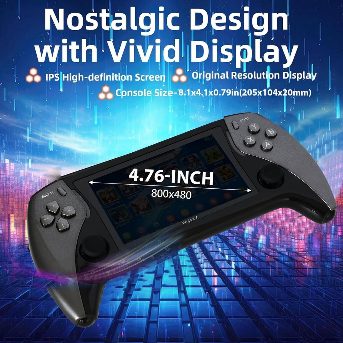 Portable Handheld Retro Video Gaming Console Pre-Installed Emulator System