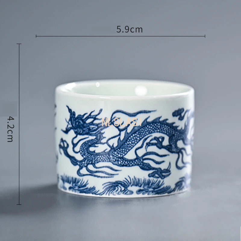 1pcs Celadon Teacup Home Small Tea Bowl Chinese Traditional Tea Accessories
