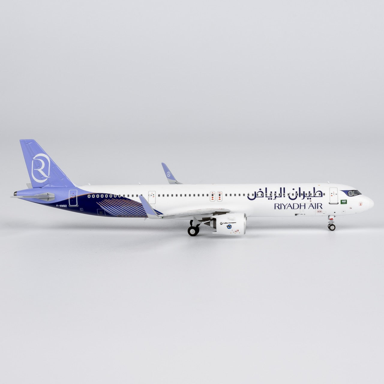 1:400 NGmodels Riyadh Air Airbus A321XLR Passenger Airplane Diecast Plane Model
