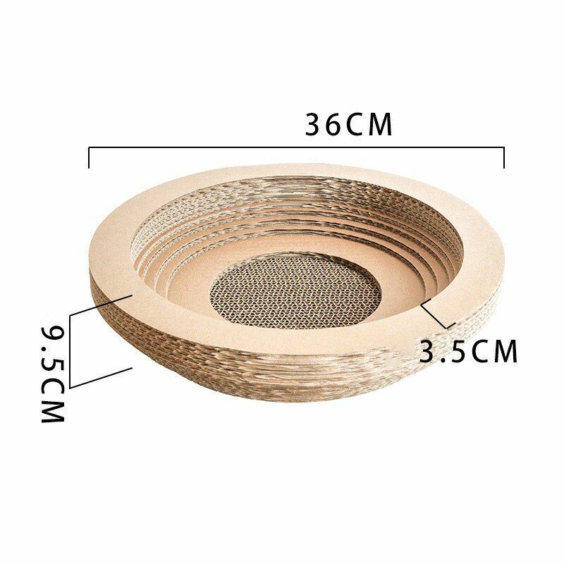 Corrugated Cat Scratch Toy Board Pad Grinding Nail Interactive Protect Furniture
