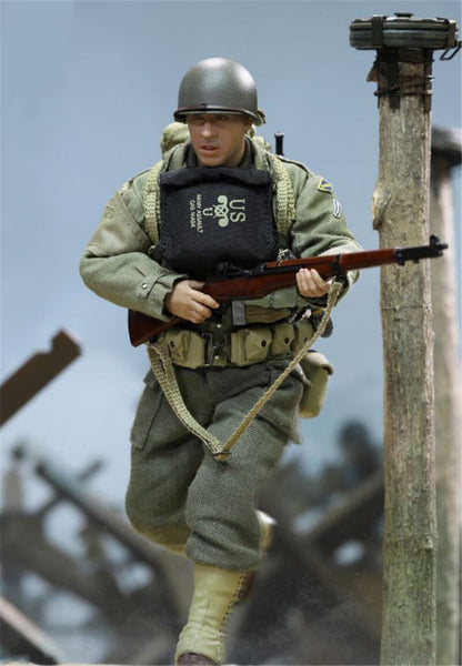 DID Palm Hero Series WWII US 2nd Ranger Battalion 3rd Private Caparzo 1/12 Model