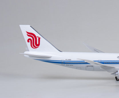 47CM 1:160 AIR CHINA BOEING 747-8 Plane Landing Gears Resin Aircraft Model