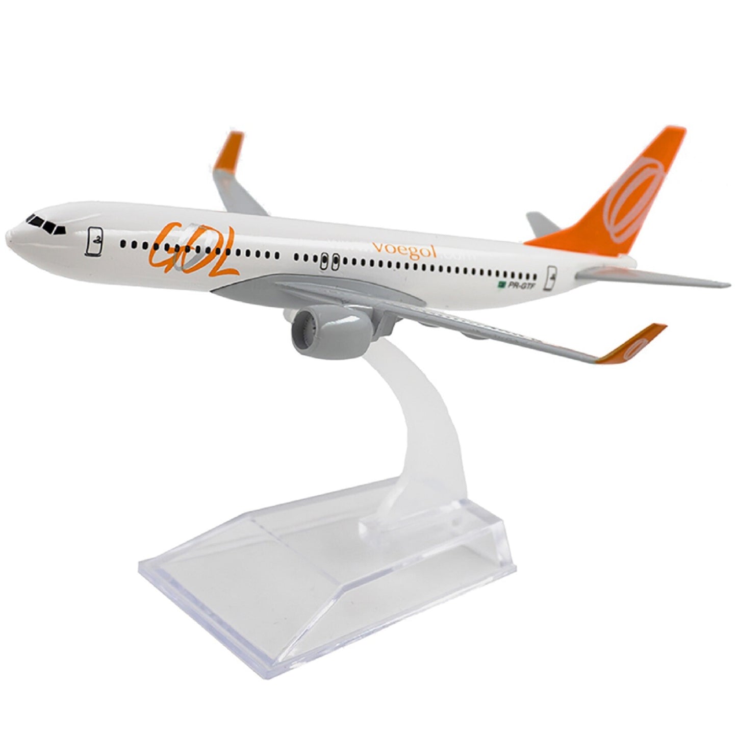 1:400 16cm Aircraft Brazil GOL 737 Alloy Diecast Plane Model Souvenir Ornaments