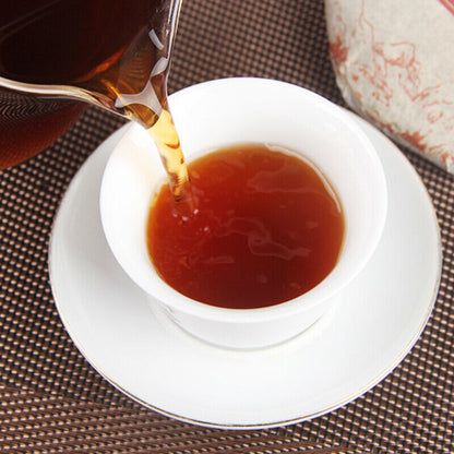 Organic Ripe Puer Tea Ancient Puer Black Tea Pressed Tea Cake100g/3.52oz