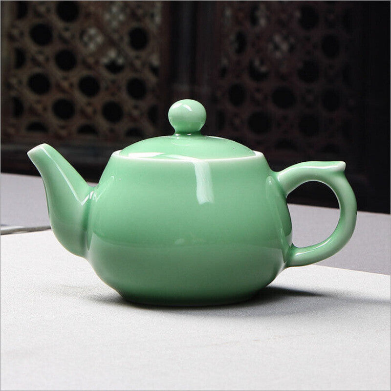 Longquan Celadon Kung Fu Teapot Creative Ceramic Tea Making Di Yao Mei Ziqing