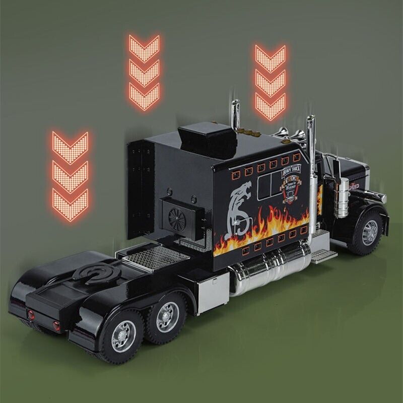 1:24 Trailer Truck Head Diecast Model Car Container Transport Vehicle Toy Gift