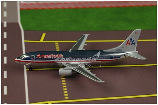 1:400 JC Wings American BOEING 737-300 Passenger Airplane Diecast Aircraft Model