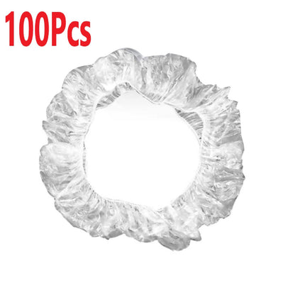 100Pcs Universal Disposable Plastic Car Steering Wheel Cover Protective Covers