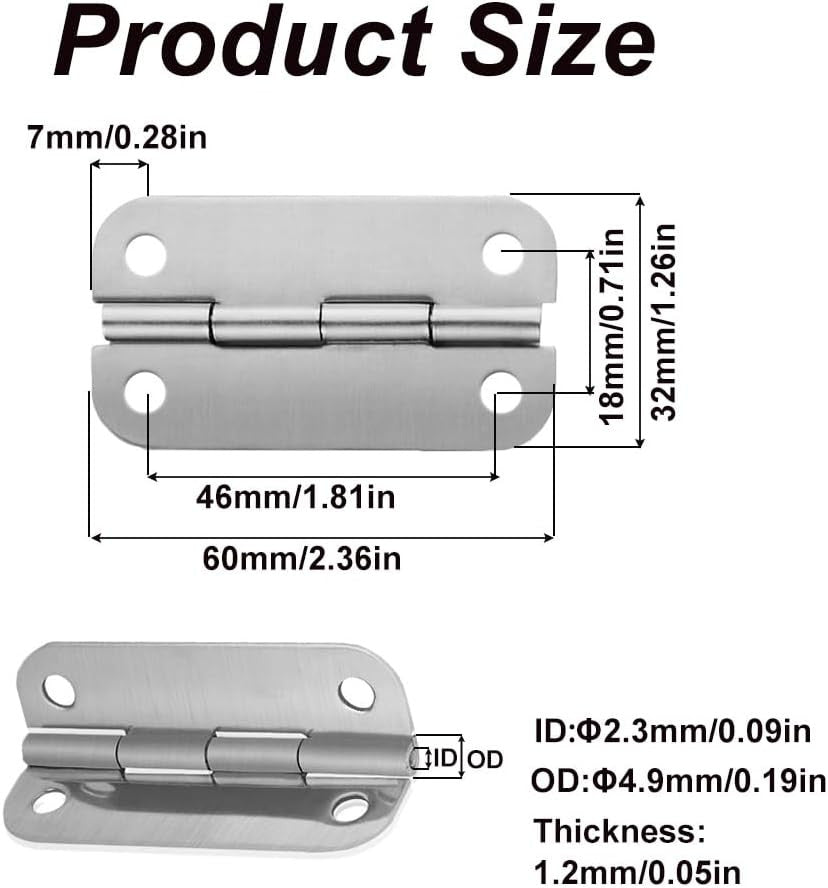 1-200 Stainless Steel Cooler Hinges & Screws Replacements For Igloo Cooler Parts