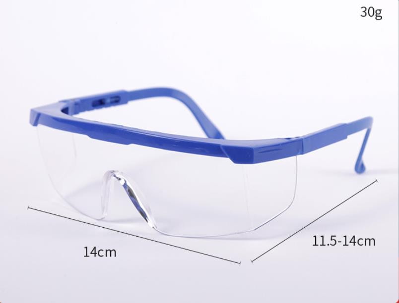 12 piece set of safety telescopic goggles with anti splash UV protection-usa