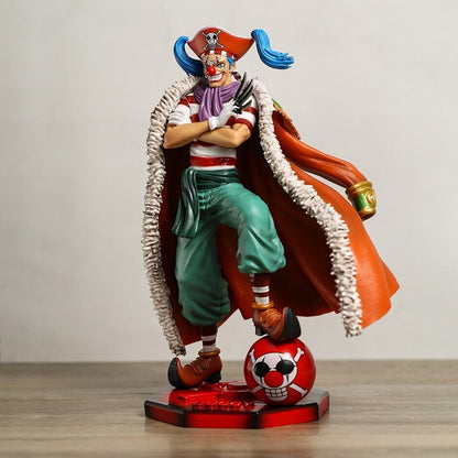Anime One Piece Figure Buggy PVC Action Figure Collectible Model Toy Statue Doll
