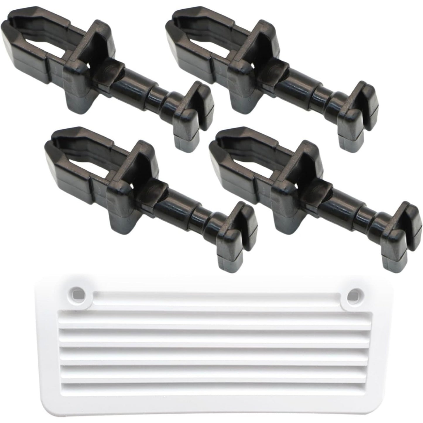4 Pack Clips 617772 RV Refrigerator Vent For Norcold 1/2 Inch Service Door