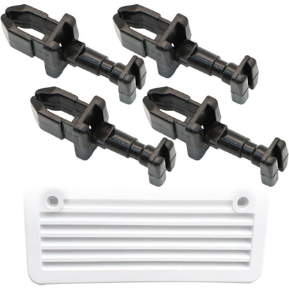 4 Pack Clips 617772 RV Refrigerator Vent For Norcold 1/2 Inch Service Door