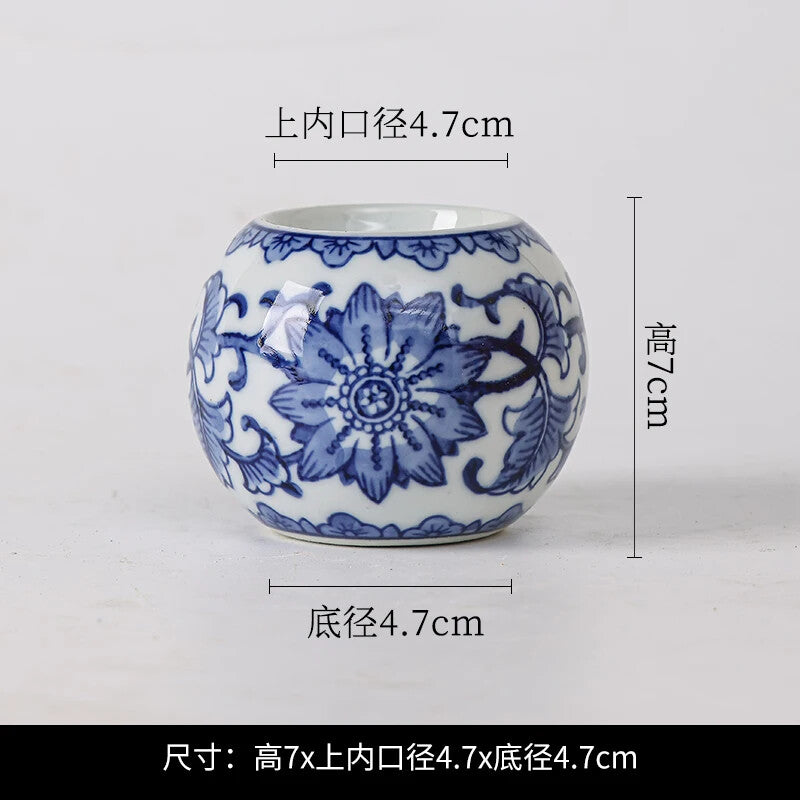 Blue and White Porcelain Ceramic Household Dining Table Desktop Decoration