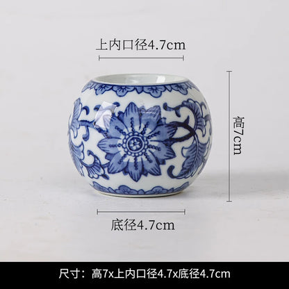 Blue and White Porcelain Ceramic Household Dining Table Desktop Decoration