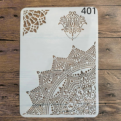 Wall Painting Stencils A4 Plastic Stamp Scrapbook Album Embossing Craft Template