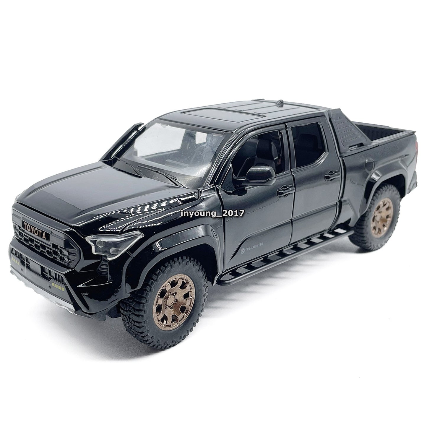 1/24 Tacoma Pickup Truck Model Car Diecast Toy Vehicle Toys for Boys Kids Black