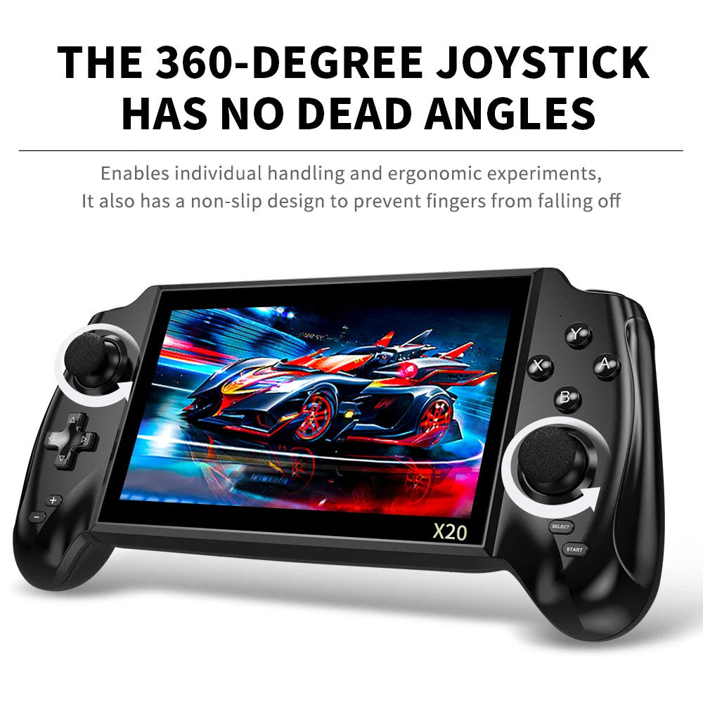 X20 Handheld Game Player 7' Screen Retro Gaming Consoles For Portable Video Game