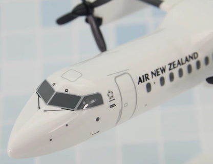 26CM 1:100 Risesoon Air New Zealand Dash 8-300 Aircraft ABS Plastic Plane Model