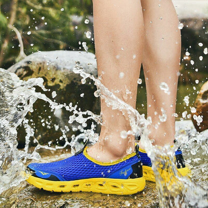 Summer Water Shoes Beach Mesh Quick Dry Breathable River Swimming Slip-on 35-48