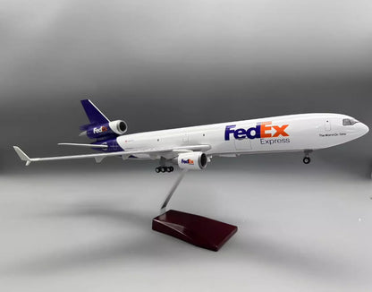 47CM 1:130 FedEx McDonnell Douglas MD-11 Plane Airplane Landing Gear Resin Model