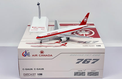 1:200 JC Wings Air Canada BOEING B767-200 Passenger Plane Diecast Aircraft Model