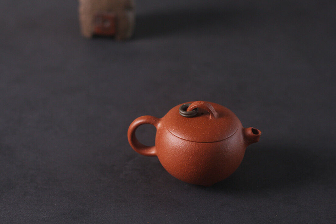 110cc chinese Yixing Handmade Zisha teapot JiangPoNi LingZhu Hu Gongfu Tea Pot