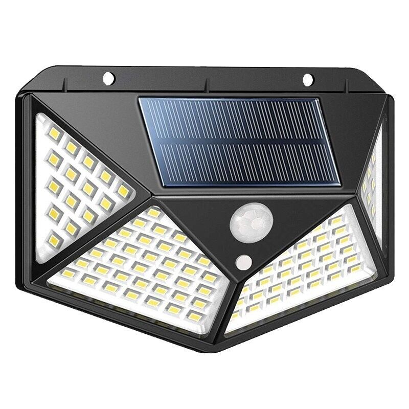 Lampara Solar LED con Sensor de Movimiento para Pared Casa Patio Exteriores