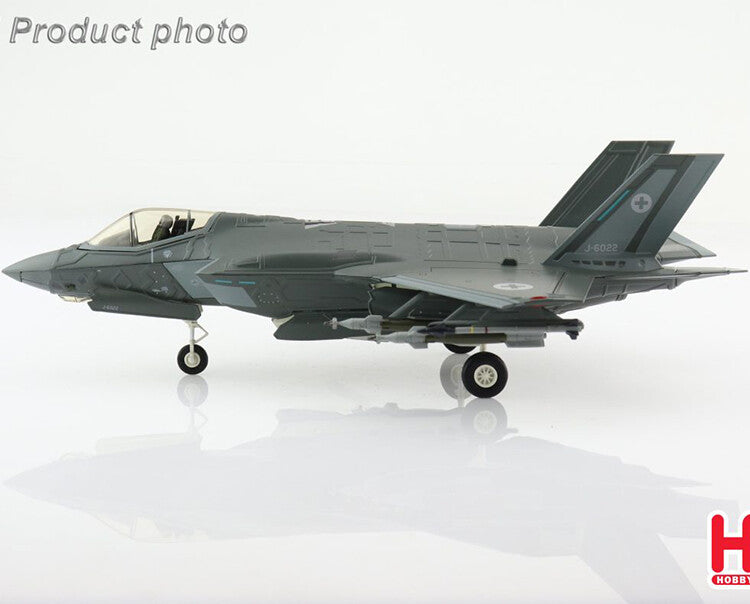 1:72 HM F-35A Ligthning II J-6022, Swiss Air Force Fighter Diecast Plane Model