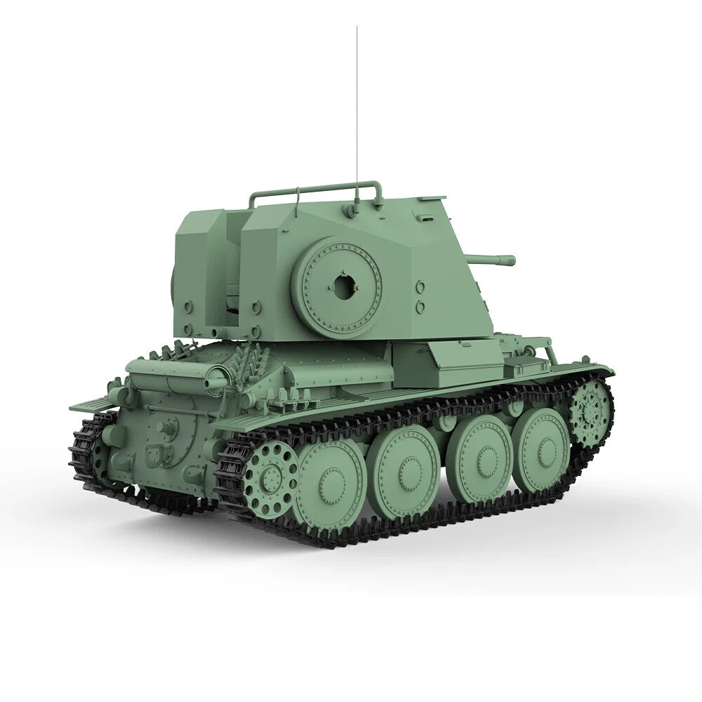 SSMODEL SS144737 1/144 Military Model Kit Sweden Tank Destroyer Pvkv III
