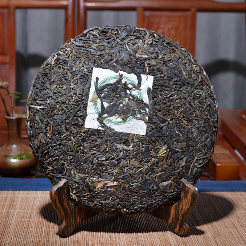357g Organic Green Tea Yunnan Pu'er Tea Tea Cake Shengshi chuanqi