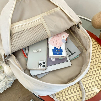 Women Backpack School Bags Student Large 43*13*30 CM Waterproof Blue Red Black