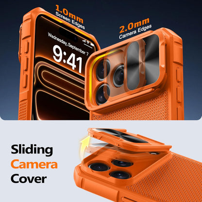 Magnetic for Iphone 17 Pro Case,[Compatible with Magsafe][Slide Camera Cover][Ki