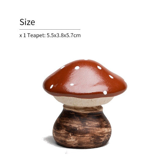 Purple Clay Tea Pet Simulated Mushroom Tea Accessories from YiXing