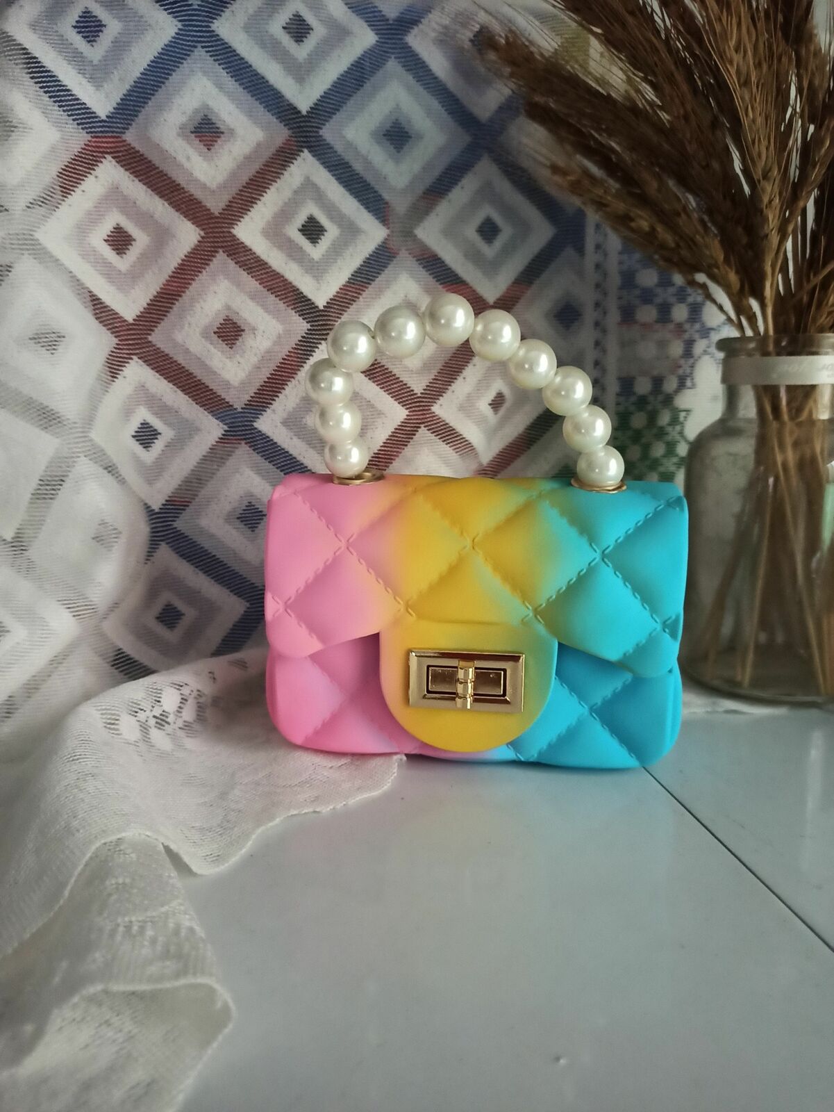 Women Mini Handbags Candy Color Jelly Crossbody Bags Girls Small Coin Pouch Baby
